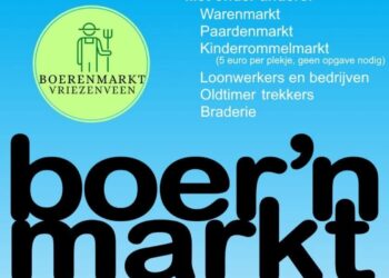 Nog een paar plekjes vrij op de braderie tijdens de Boerenmarkt Vriezenveen
