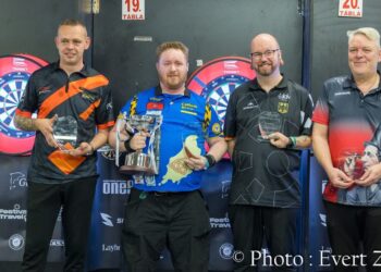 Stefan Bakker is 2e geworden op het WK Paradarts