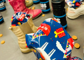 Schoen zetten bij Klos Tweewielers in Westerhaar