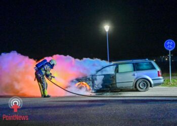 Autobrand Zonnekracht Vriezenveen