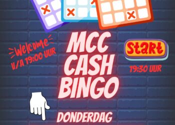 Harmonie Vroomshoop luidt het nieuwe jaar in met MCC Cash Bingo
