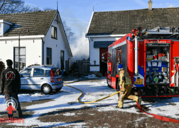Brand in berging aan woning in Beerzerveld