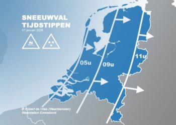 Code oranje voor sneeuwval en gladheid