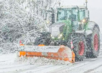 Gladheid door sneeuw en bevriezing