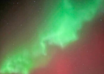 Noorderlicht zichtbaar in Twenterand