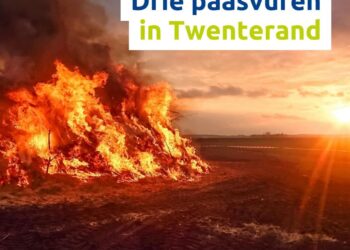 3 Paasvuren in Twenterand