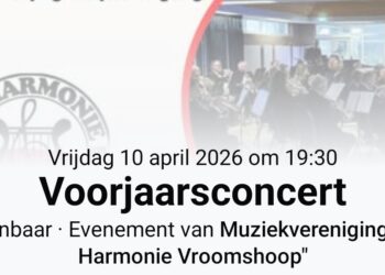 Voorjaarsconcert in Vroomshoop Kom luisteren beleven en genieten