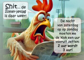 Aankomende weekend gaat de klok weer een uur vooruit