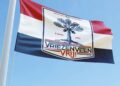 Vlaggen op 5 april in Vriezenveen
