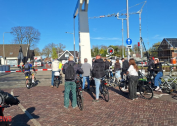 Brug bij Vriezenveen buiten gebruik door storing