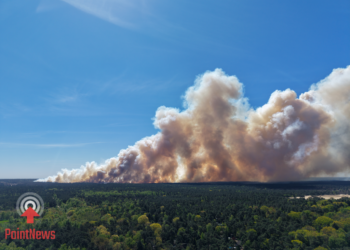 Grote natuurbrand bij ’t Harde Hulpdiensten massaal ingezet