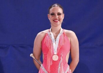 Twirlster Maud Jansen pakt EK-brons en teamgoud