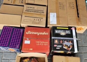 350 kilo vuurwerk in Westerhaar