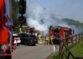 Voertuigbrand op Sibculoseweg in Westerhaar