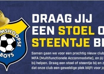 Tribunestoeltjes- en steentjesactie slotstuk financiële acties
