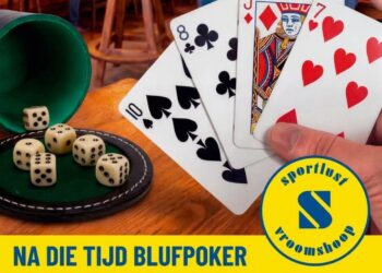 Zaterdagmiddag 6 juni Toepen én blufpokeren