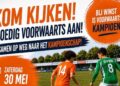 Kom ons aanmoedigen voor het kampioenschap