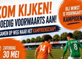 Kom ons aanmoedigen voor het kampioenschap
