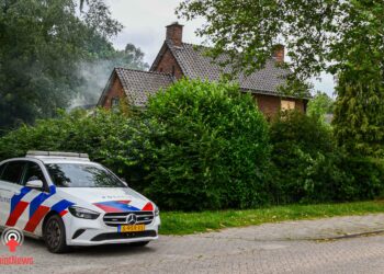 Brand in leegstaande woning aan Julianastraat in Vroomshoop