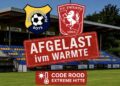 Code rood: streep door oefenwedstrijd in Vroomshoop