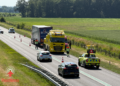 N36 deels afgesloten na problemen met vrachtwagen