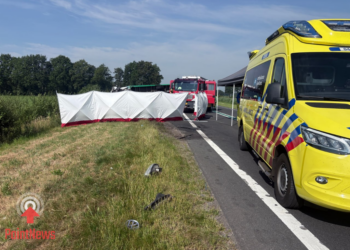 Bestuurster overleden bij frontale botsing op N36 bij Arriën