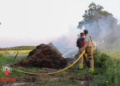 Bermbrand snel onder controle bij Geesteren