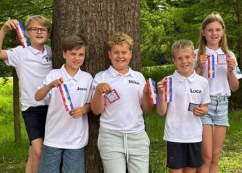 Basisschool de Fontein Westerhaar 8e op NK schooldammen
