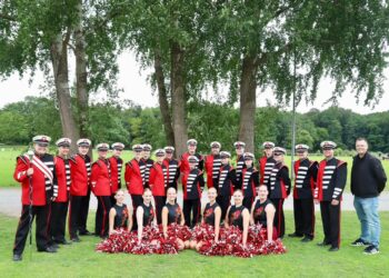 Malletband Harmonie Vroomshoop wint in hun klasse internationale marswedstrijd in Duitsland