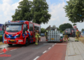 Brand bij elektrisch voertuig zorgt voor verkeershinder in Vriezenveen