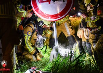 Oververhitte elektrakast veroorzaakt brandmelding bij stoplicht in Daarle