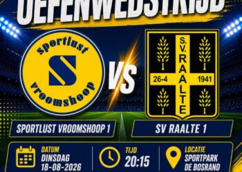 Oefenwedstrijd voor Sportlust Vroomshoop