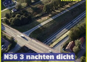 N36 drie nachten volledig dicht voor onderhoud
