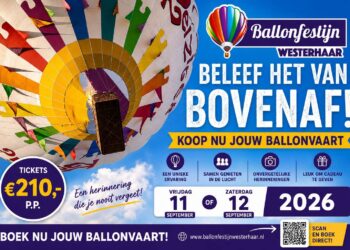 Laatste kans om ballonvaart te boeken tijdens Ballonfestijn Westerhaar