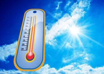 In het zuidoosten aanhoudend warm Maandag en dinsdag overal zeer warm