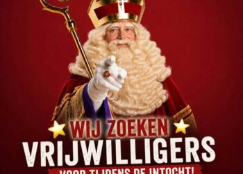 Sinterklaasintocht Vroomshoop zoekt extra vrijwilligers
