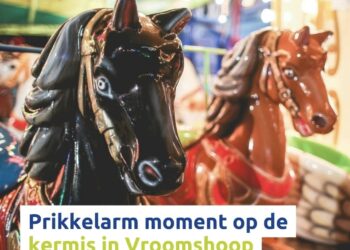 Prikkelarm moment op de kermis in Vroomshoop