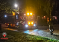 Stormschade aan de Dreef in Vroomshoop Tak op de weg