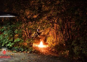 Opnieuw buitenbrand bij station Vroomshoop