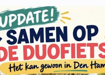 Weten jullie het nog over die duofiets in Den Ham